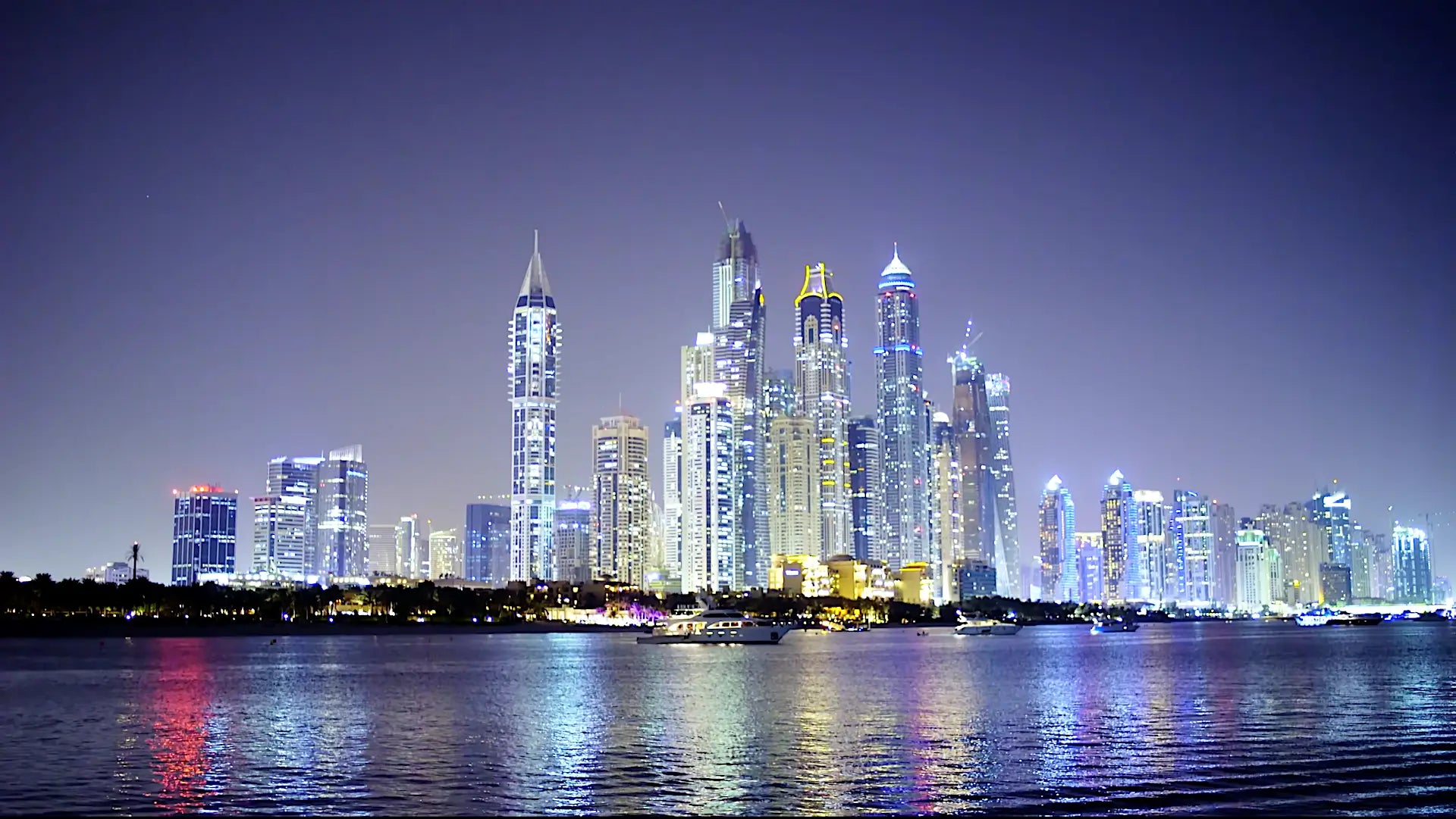 4K Nighttime Cityscape
