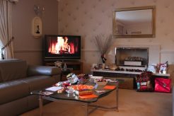 fireplace video at xmas
