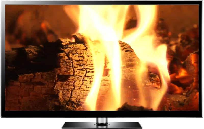 Free Fireplace Screensaver from Uscenes for Mac and Windows PC