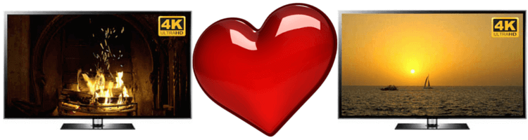 romantic videos and screensavers for valentines day