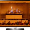 christmas fireplace screensaver for tv
